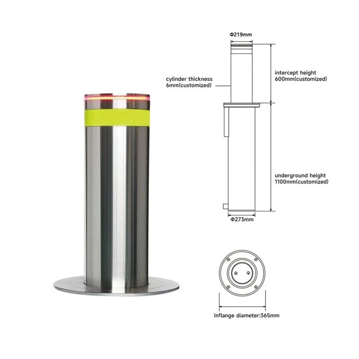 Retractable Hydraulic Bollards factory